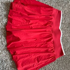 All in Motion Vibrant Red Skater Skort